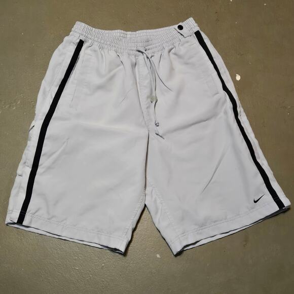 Vintage Nike Basketball Snap‎ Leg Warm Up Athletic Shorts Men's Size XL - Picture 1 of 6